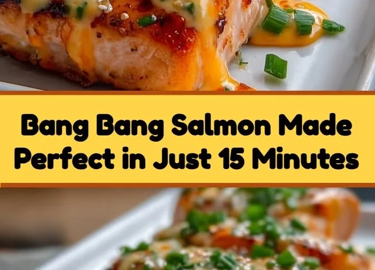 Delicious Bang Bang Salmon dish garnished with herbs and spices.