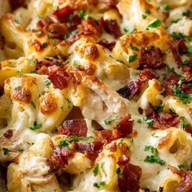 Delicious Crazy Good Casserole served in a baking dish