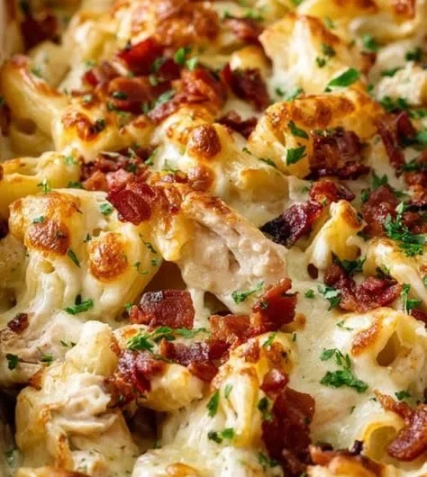 Delicious Crazy Good Casserole served in a baking dish