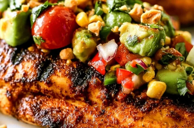 Delicious lime chicken dish served at a festive party.
