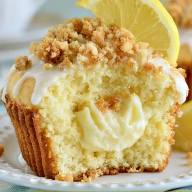 Freshly baked soft lemon muffins on a cooling rack