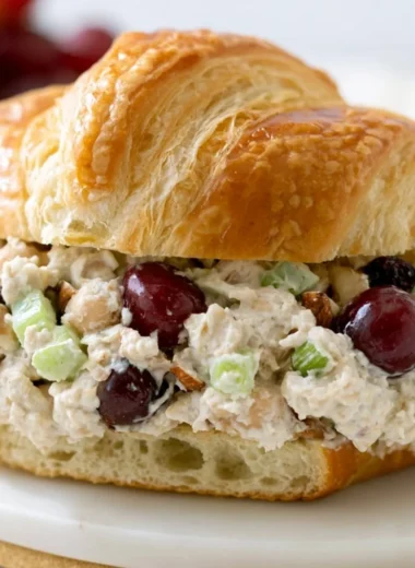 Delicious Vegan Chicken Salad made with plant-based ingredients.